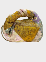 Dries Van Noten Dries Van Noten Bag, Multi, Jacquard Zipped Embroidered Hand In Multi & Gold w/ Handles