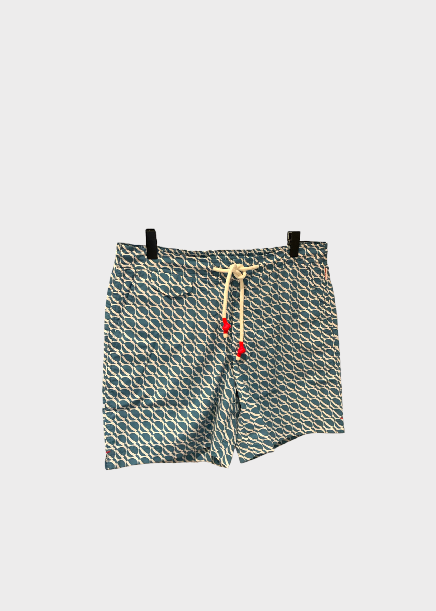 Orlebar Brown Orlebar Brown Swimwear, Print, Standard Swim Trunks in Wish Blue w/ Orbit Print