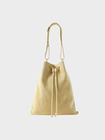 Khaite Khaite Bag, Beige, Greta Large Suede Calf Leather Bucket Bag