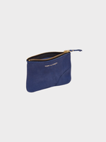 Comme des Garcons Play Comme des Garcons Play Wallet, Navy, Carry Over Classic Leather Washed Zip Pouch Wallet