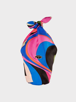 Emilio Pucci Emilio Pucci Bag, Print, Lido Silk Small Pouch in Blue & Fuchsia w/ Kaleidoscope Print