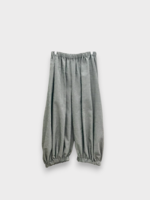 Comme des Garcons Comme des Garcons Trousers, Multi, Wool Oversized Elasticated Waist Balloon Houndstooth Pants in White & Black