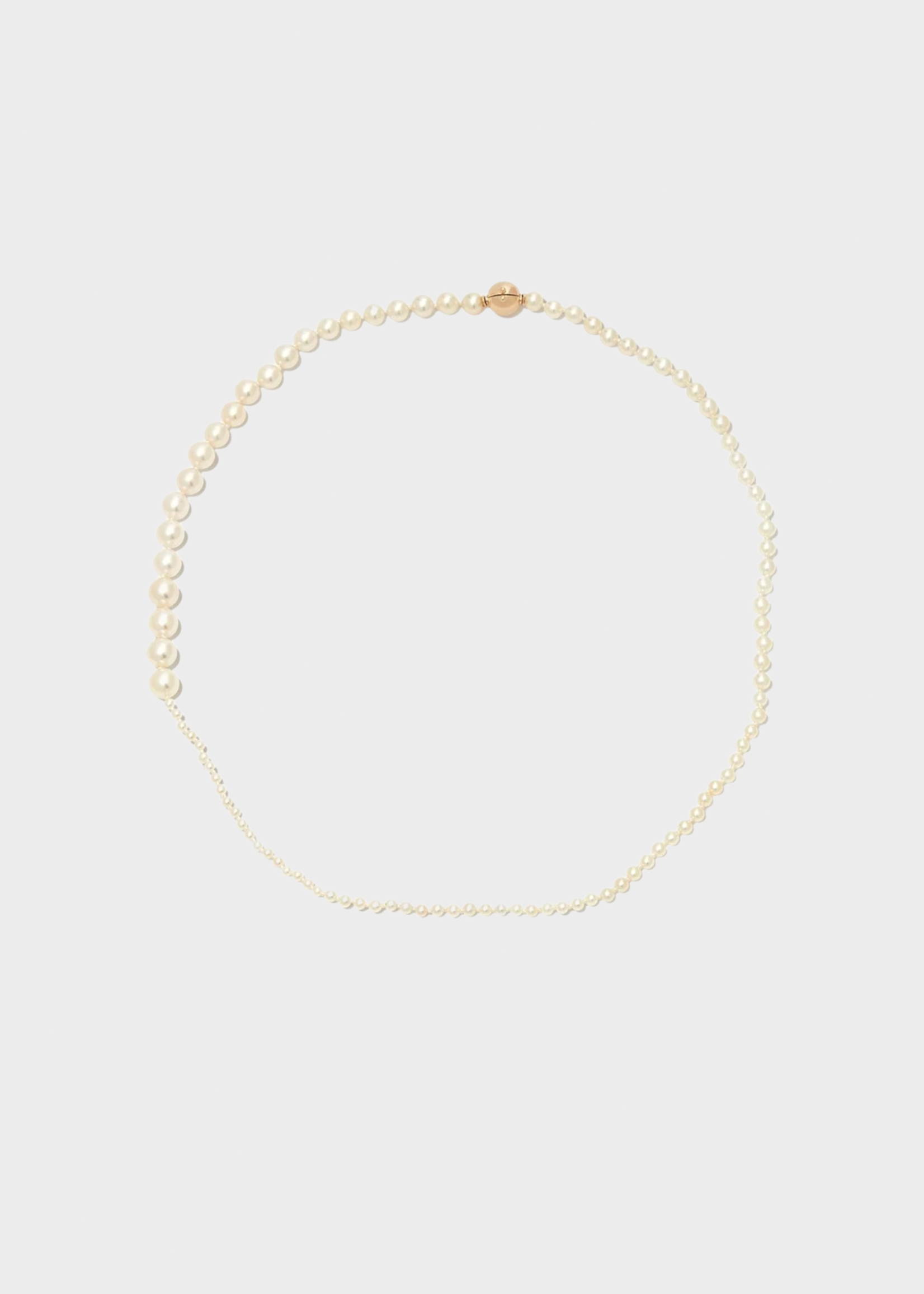 Sophie Bille Brahe Sophie Bille Brahe Necklace, White, Petite Peggy 40 Cm Freshwater Pearls & Gold