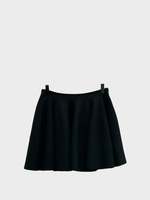 Khaite Khaite Skirt, Black, Ulli Skirt Merino Wool High Waisted Circle Mini Skirt