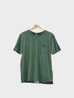 Massimo Alba Massimo Alba T-Shirt, Green, Panarea Cotton Regular Fit Crew Neck T-Shirt In Salvia w/ Chest Pocket
