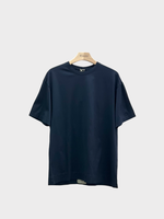 Massimo Alba Massimo Alba T-Shirt, Blue, Nevis Cotton Loose Fit Crew Neck T-Shirt