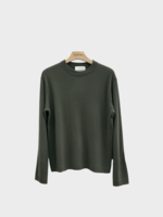 Lisa Yang Lisa Yang Knitwear, Grey, Mason Cashmere Crew Neck Sweater In Fern