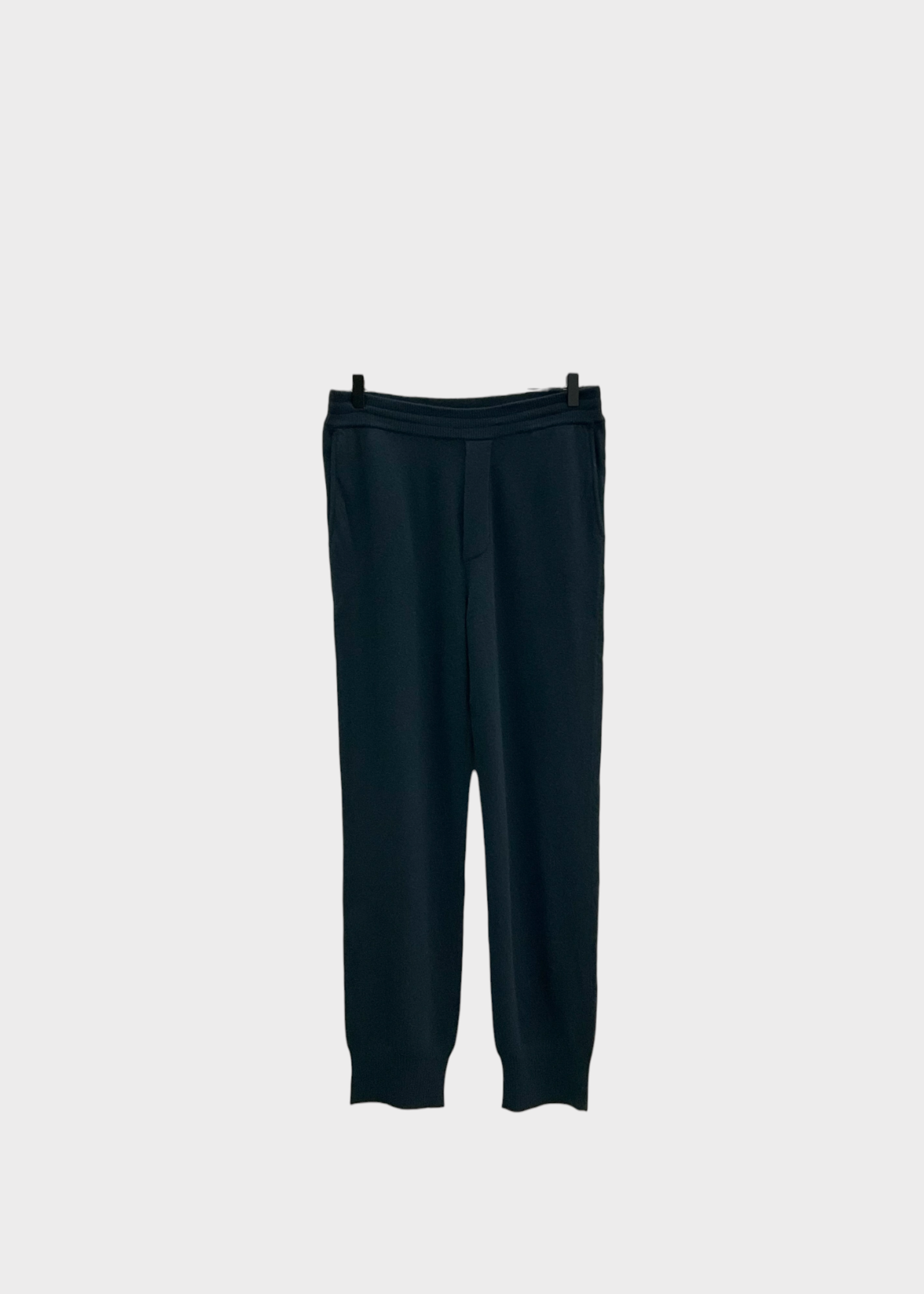 Lisa Yang Lisa Yang Trousers, Blue, Beaumont Cashmere Elasticated Waist Pants In Ink