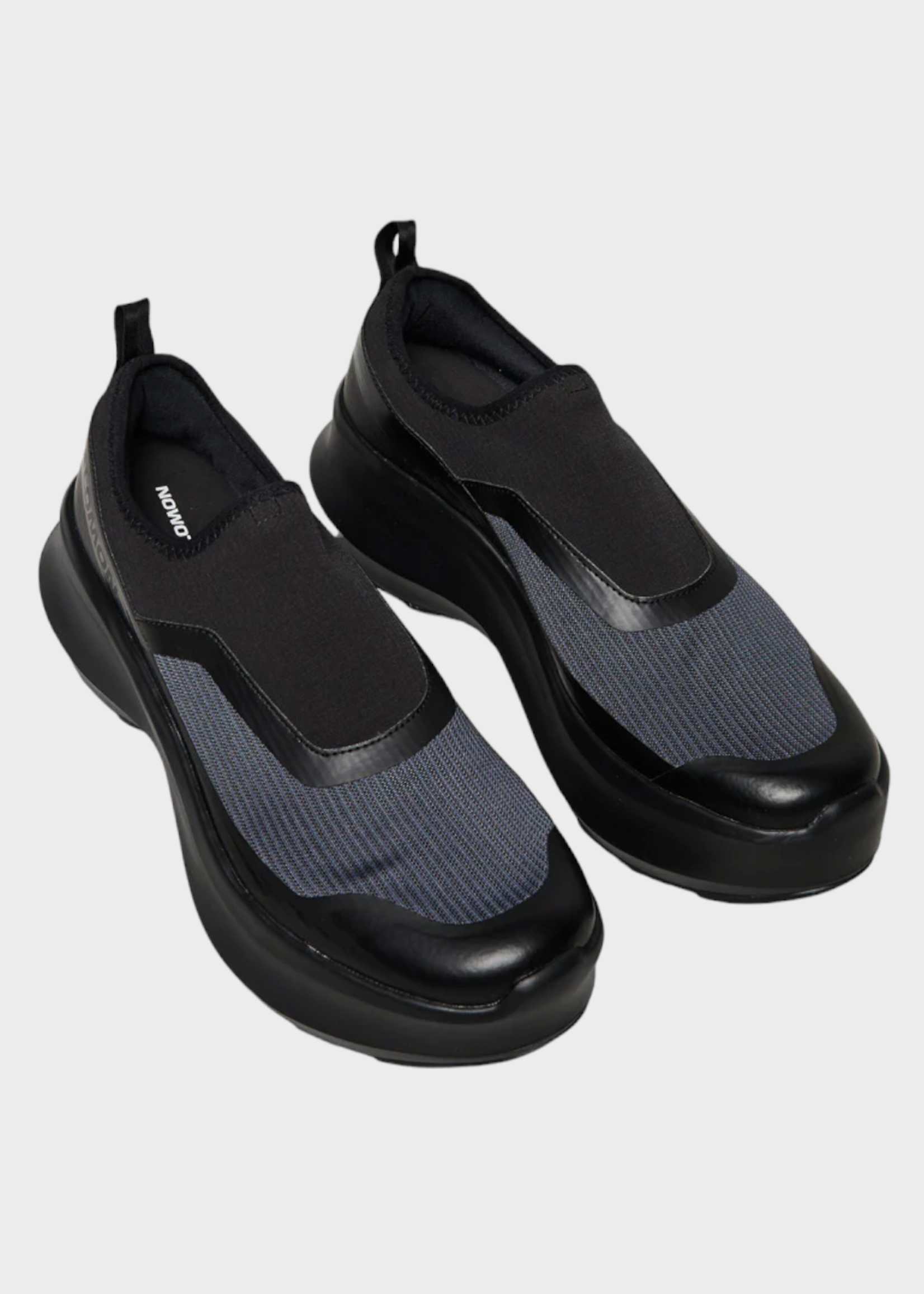 Comme des Garcons Comme des Garcons Sneakers, Black, CDG x Salomon Slip On Platform Sneakers w/ Rubber Sole