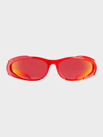 Balenciaga Balenciaga Sunglasses, Red, Reverse Xpander Rectangle Sunglasses