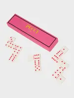 Emilio Pucci Emilio Pucci Accessory, Print, Dominos Game In White & Fuchsia w/ Fish Print