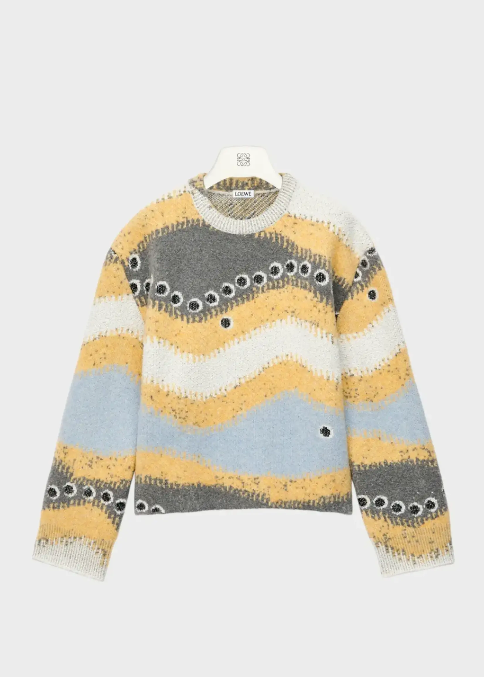 Loewe Loewe Knitwear, Multi, Ceramic Abstract Print Sweater In Multicolour