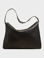 Khaite Khaite Bag, Black, Elena Calf Leather Large Sport Shoulder Bag