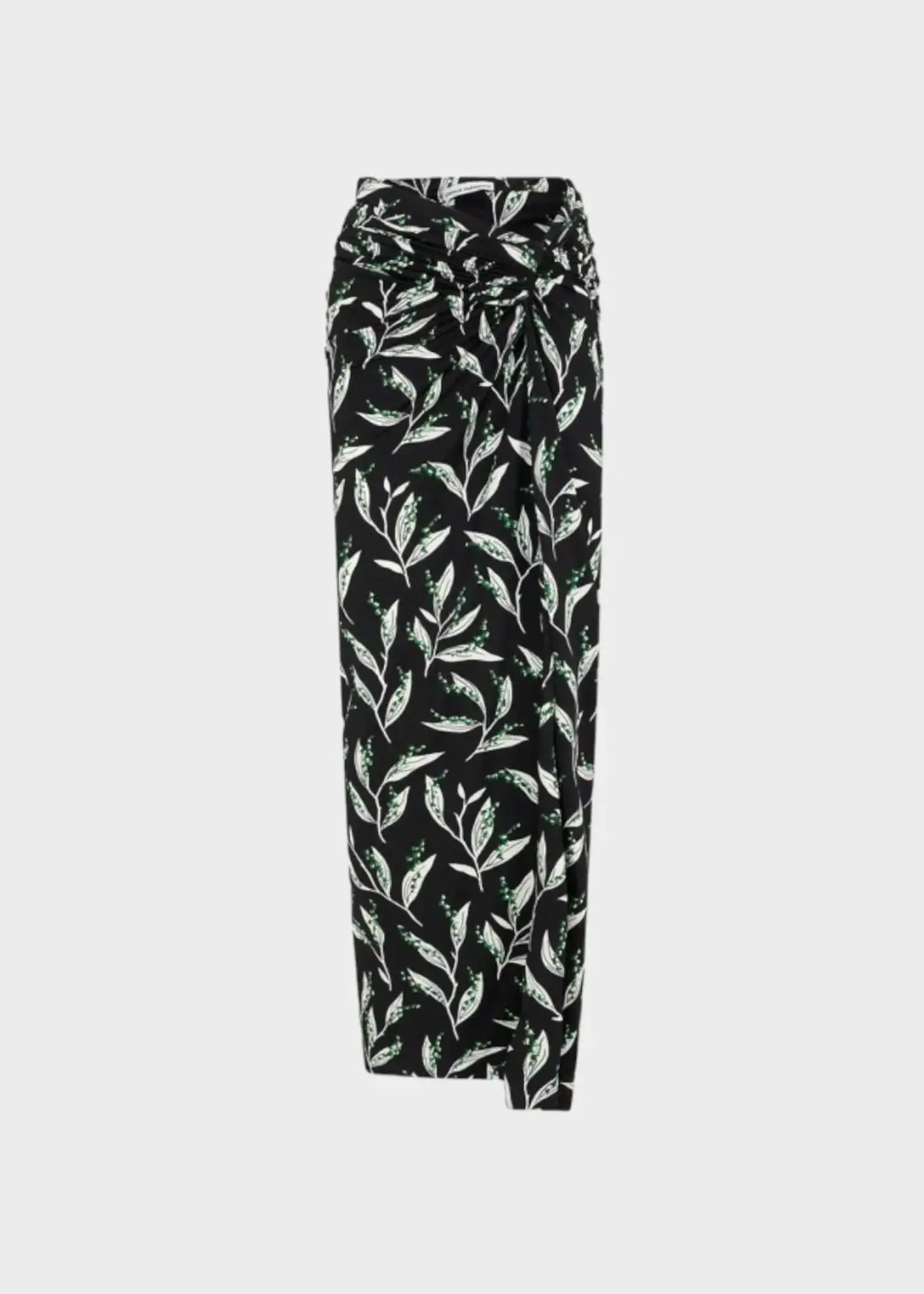 Rabanne Paco Rabanne Skirt, Print, Asymmetric Pencil Skirt In Muguet Noir