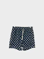 Massimo Alba Massimo Alba Swimwear, Print, Drawstring Swimsuit Shorts in Blue & Polka Dot