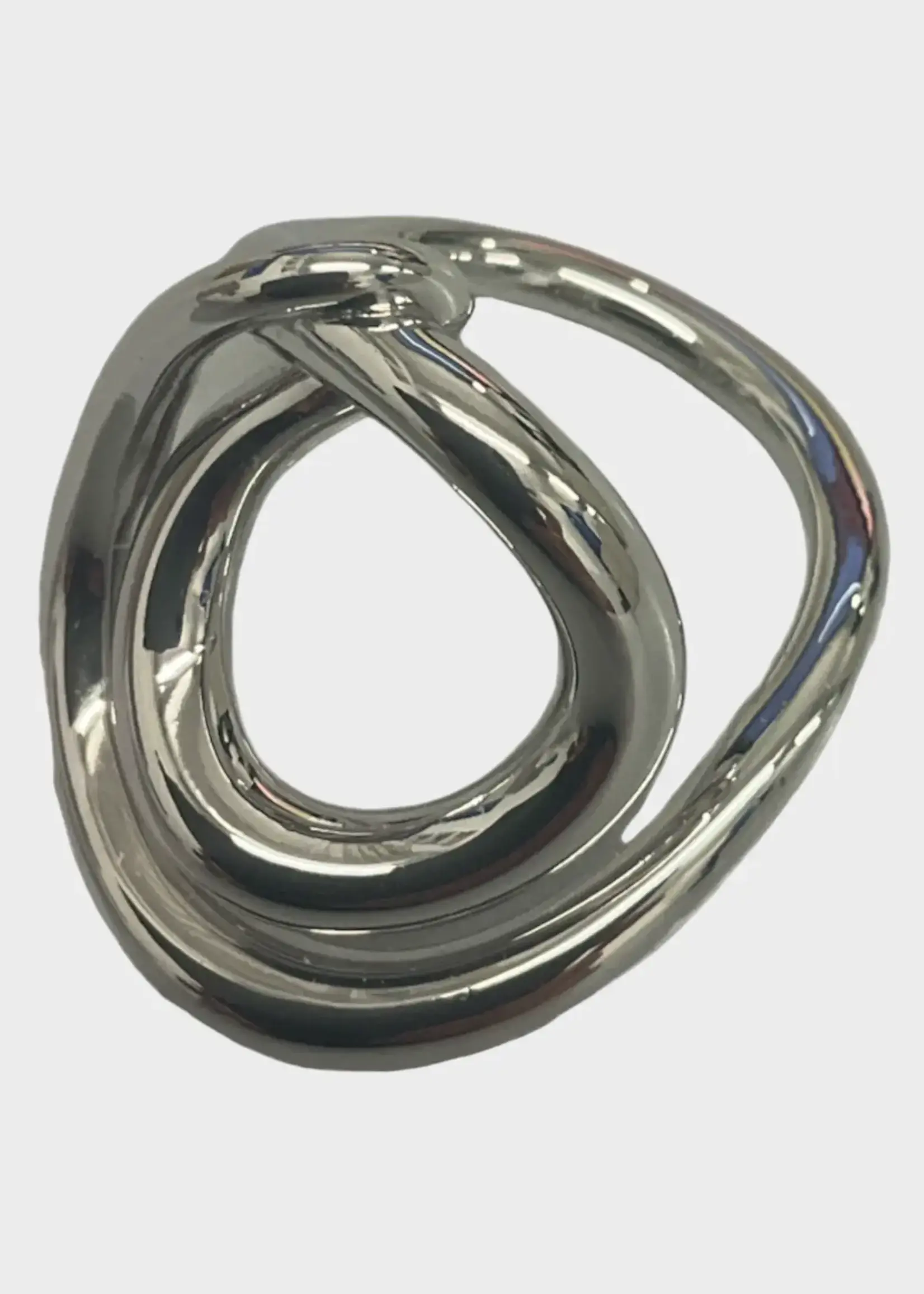 Charlotte Chesnais Charlotte Chesnais Ring, Silver, Rhodium Sterling Silver Lasso Ring