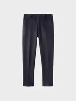 Loro Piana Loro Piana Trousers, Blue, Pantaflat Slim Jersey Light Cashmere Knit Pants In Blue Navy