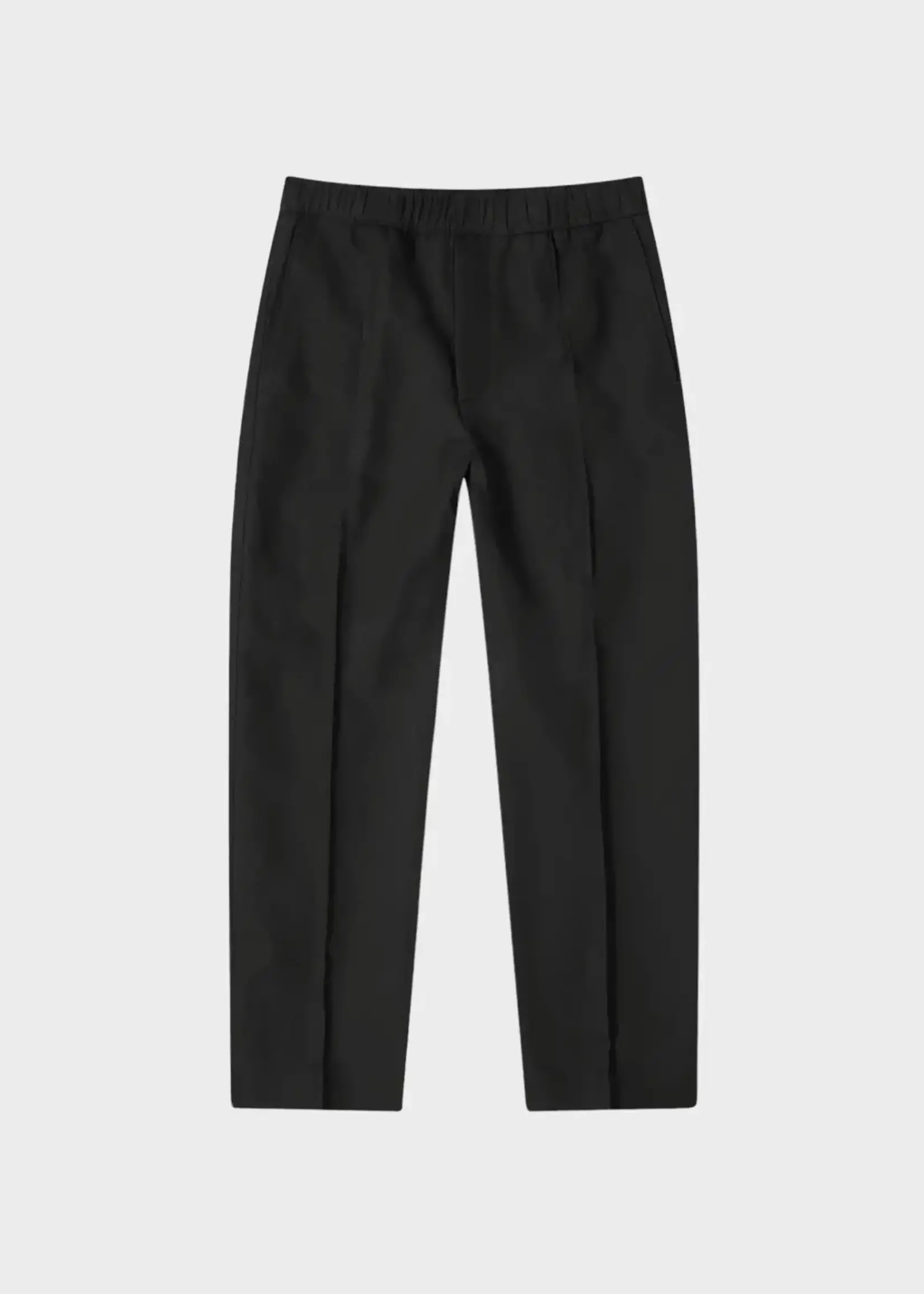 Lanvin Lanvin Trousers, Black, Elastic Waist Carrot Style Pants w/ Pleats