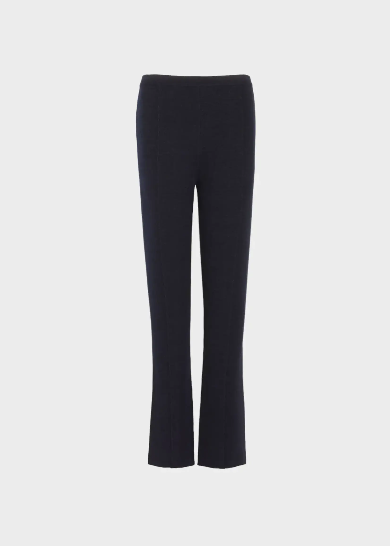Barrie Barrie Trousers, Navy, Barrie x Sofia Coppola Cashmere & Wool Elasticated Waist Leggings w/ Pleats