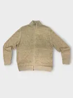 Massimo Alba Massimo Alba Sweater, Grey, Noel Brushed Cashmere High Neck Zip Up Bomber