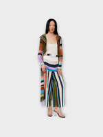 Julia Heuer Julia Heuer Jacket, Print, Taro High Neck Long Sleeve Button Up Belted Jacket in Multicolour w/ Herbert Print