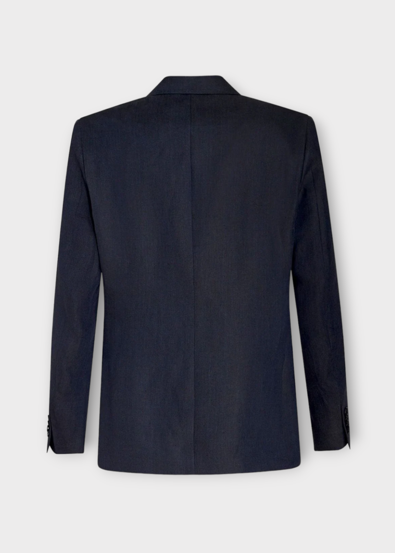 Etro Etro Jacket, Navy, Linen Regular Fit Single Breasted Blazer in Navy Blue
