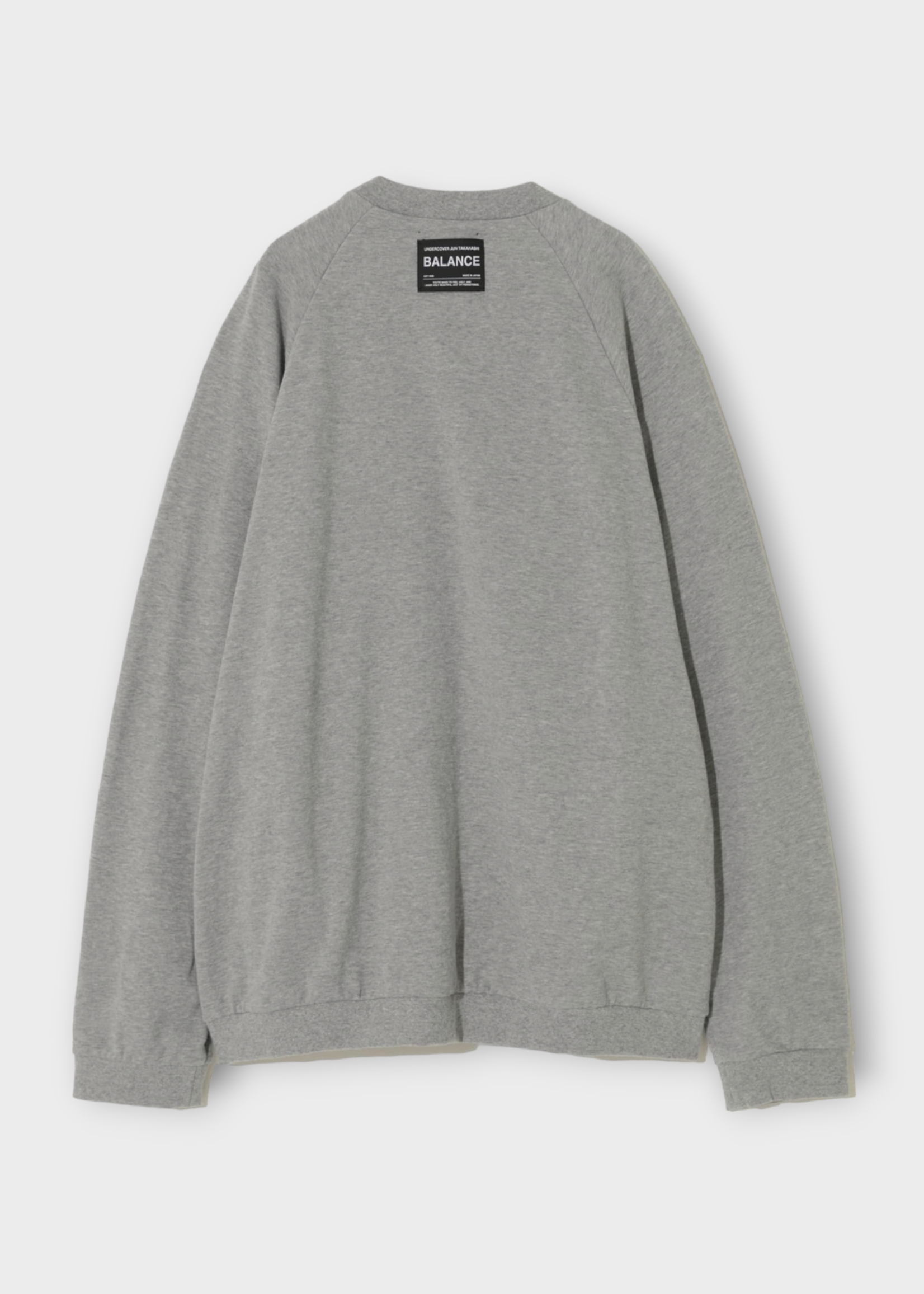 Undercover Undercover Sweatshirt, Grey, Cotton Crew Neck Sweater in Top Grey