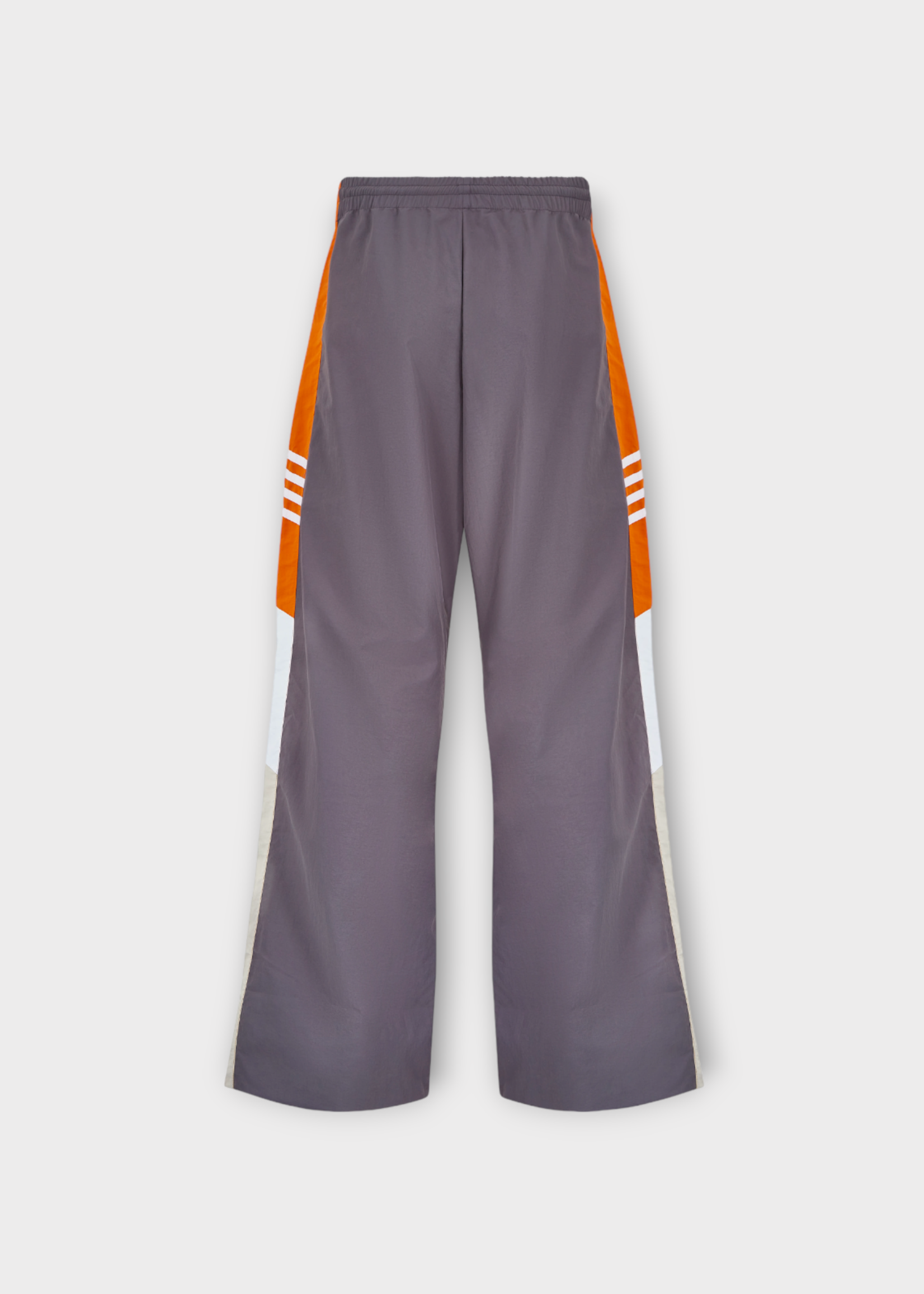 Martine Rose Martine Rose Trousers, Multi, Wide Leg Panelled Track Pants In Grey & Orange & Beige