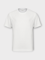 Dries Van Noten Dries Van Noten T-Shirt, White, Hertz Cotton Oversized Crew Neck Short Sleeve Jersey T- Shirt