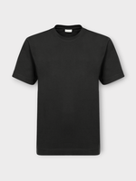Dries Van Noten Dries Van Noten T-Shirt, Black, Hertz Cotton Oversized Crew Neck Short Sleeve Jersey T- Shirt
