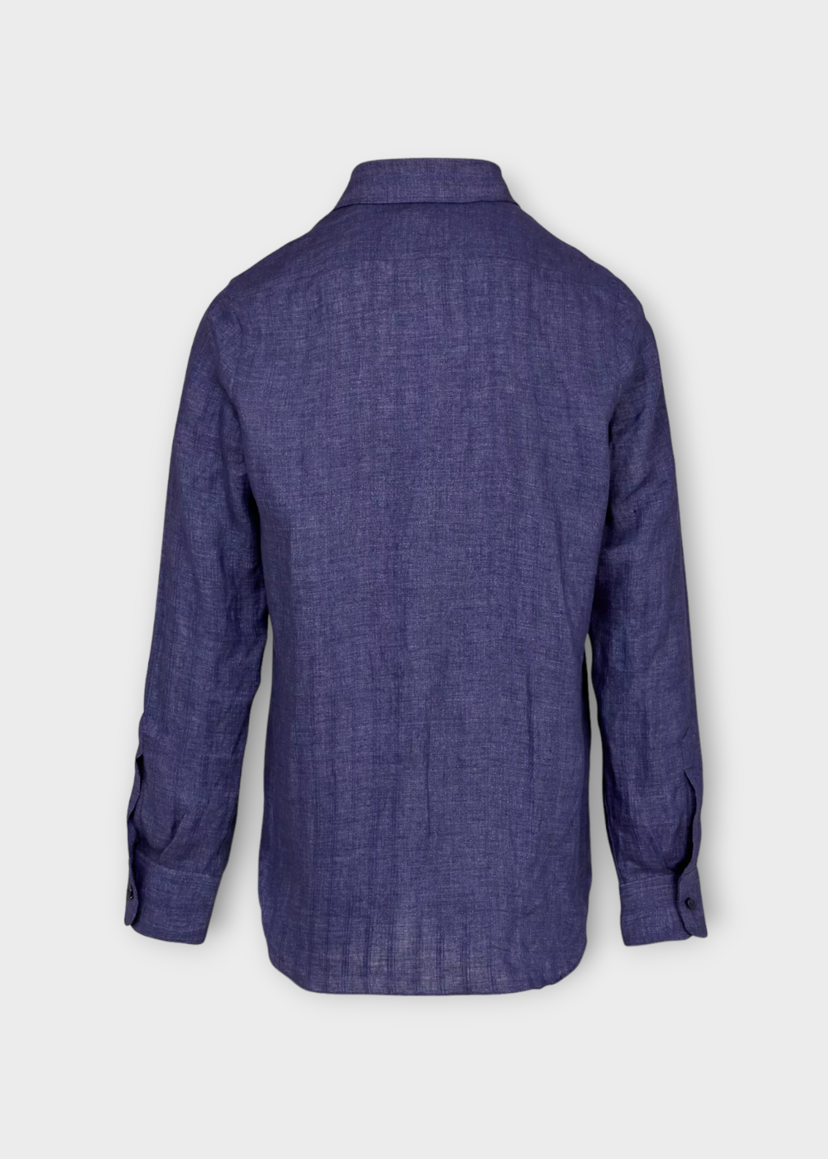 Giuliva Heritage Giuliva Heritage Shirt, Navy, Luigi Linnen Lightweight Stripe Shirt