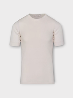 Giuliva Heritage Giuliva Heritage T-Shirt, White, Dardo Virgin Wool Crew Neck Short Sleeve T-Shirt In Ivory