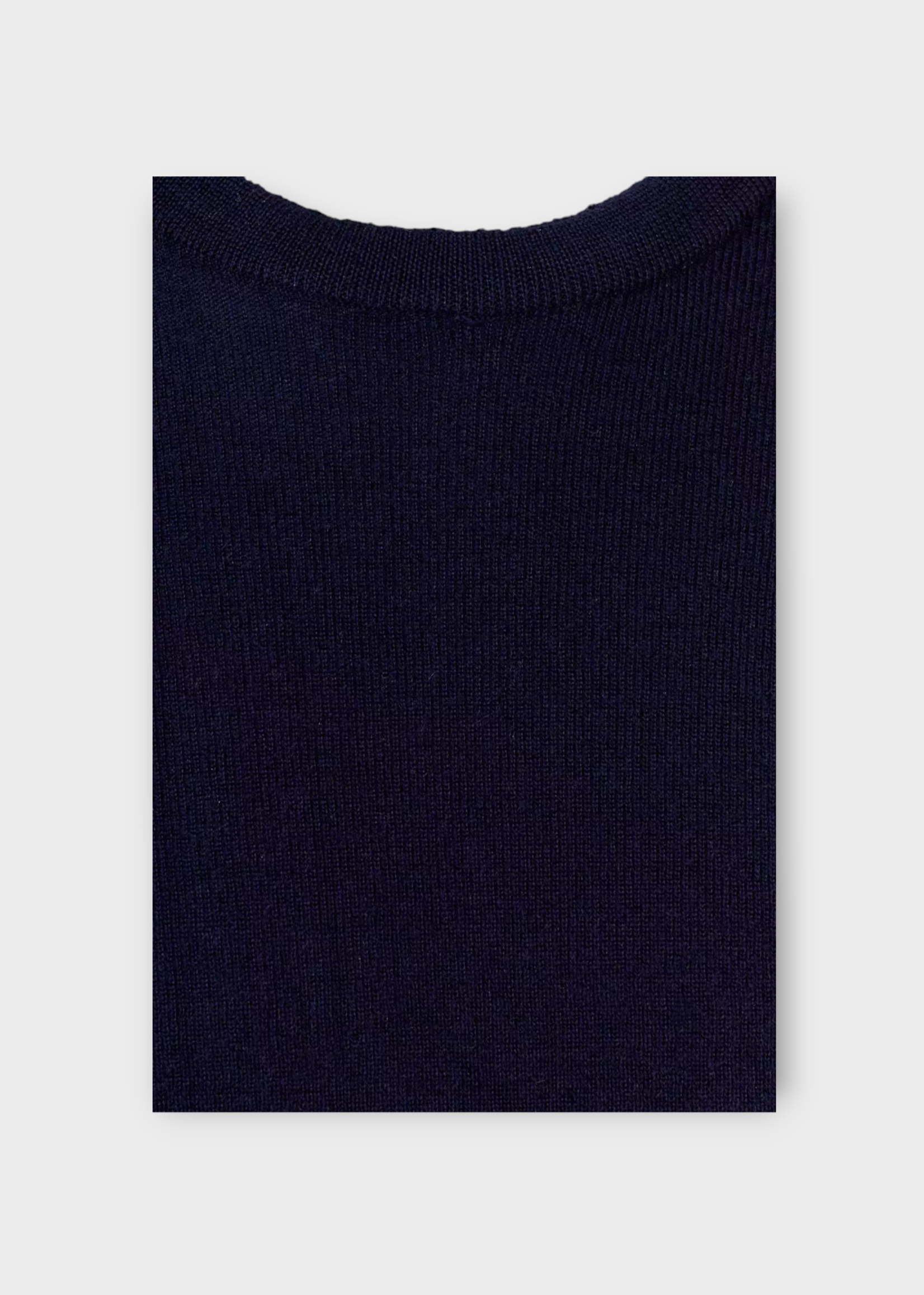 Giuliva Heritage Giuliva Heritage Knitwear, Navy, Luciano Cashmere Crew Neck Sweater In Navy Blue