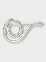 Charlotte Chesnais Charlotte Chesnais Ring, Silver, Double Lasso Rhodium Sterling Silver In Argent