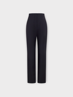Alaia Alaia Trousers, Black, Stretch Wool High Waist Corset Pants In Noir Alaia