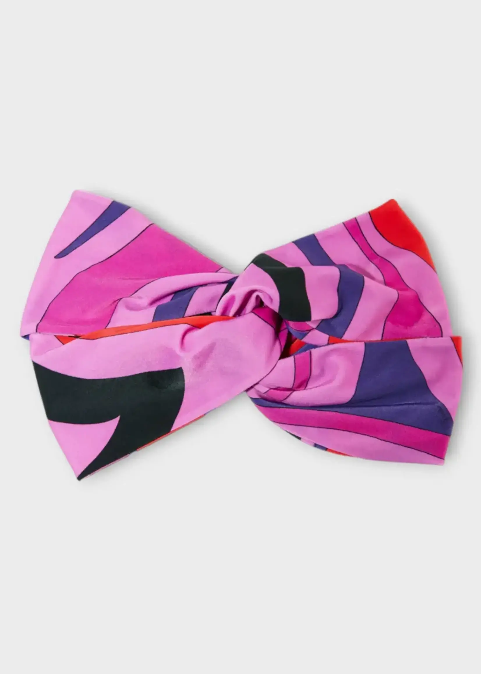 Emilio Pucci Emilio Pucci Hair Accessory, Print, Head Band in Pink & Red