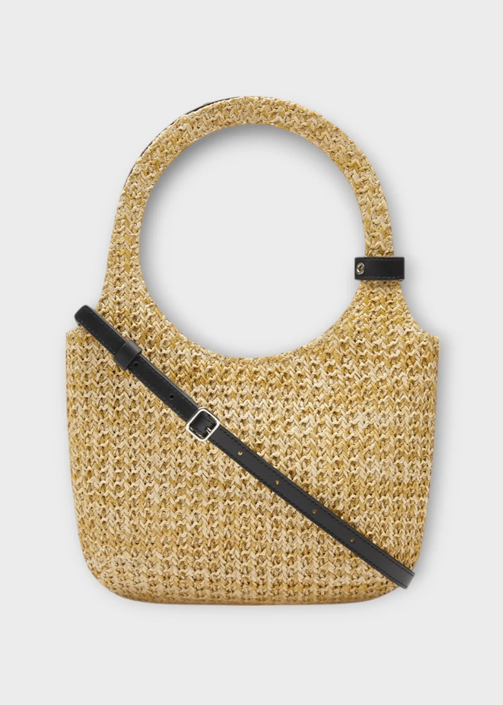 Courreges Courreges Bag, Beige, Holy Raphia Hand Bag In Sand