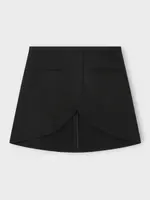 Courreges Courreges Skirt, Black, Ellipse Heritage Crepe Overlapping Mini Skirt #15