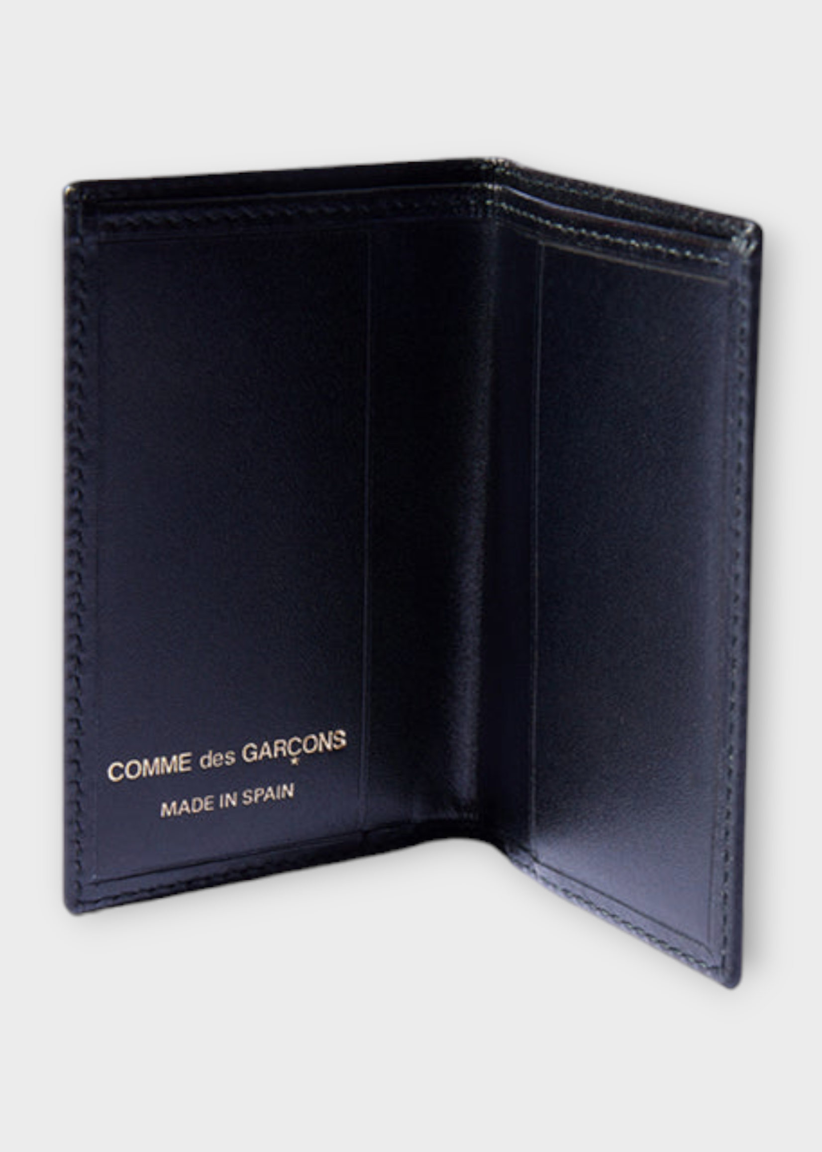 Comme des Garcons Play Comme des Garcons Play Wallet, Black, Leather Classic Wallet in Black
