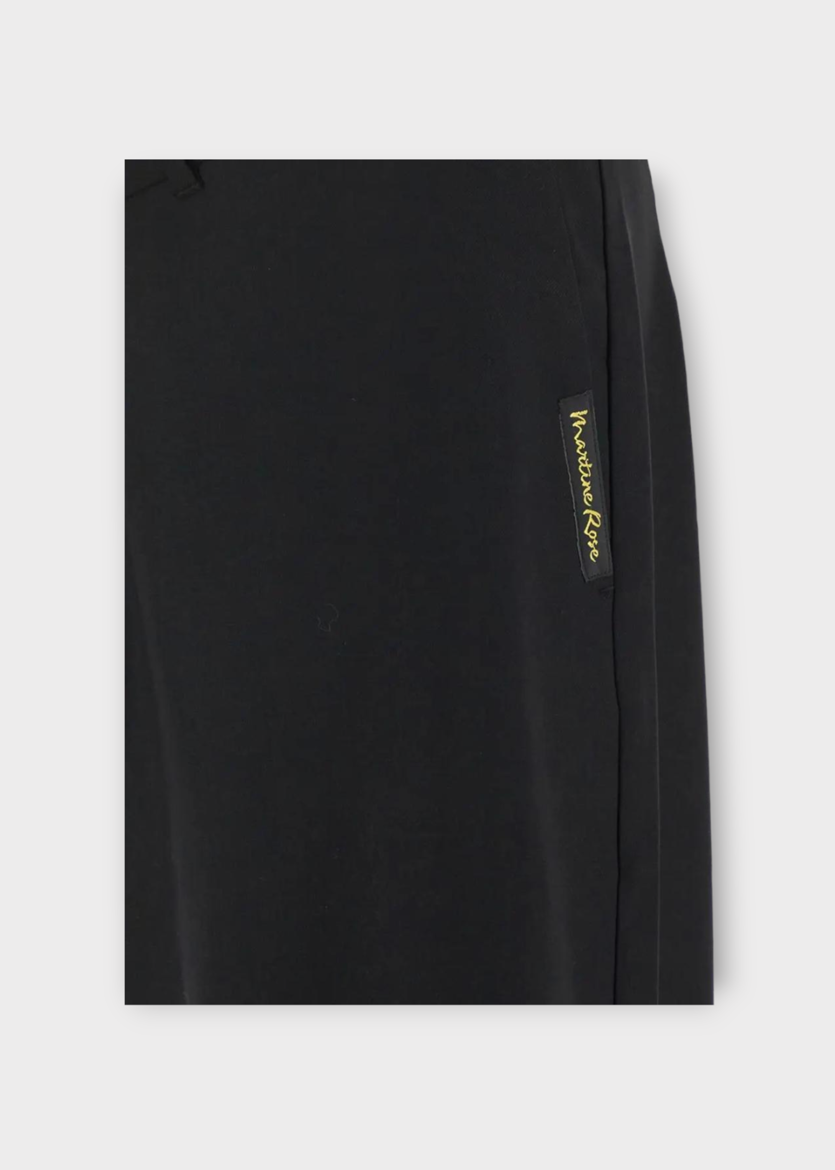 Martine Rose Martine Rose Trousers, Black, Oversized Drawcord Tailored Trouser In Black w/ Logo Embroidery