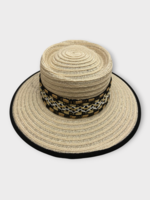 Destree Destree Hat, Multi, Gerhard Straw Hat In Natural & Black