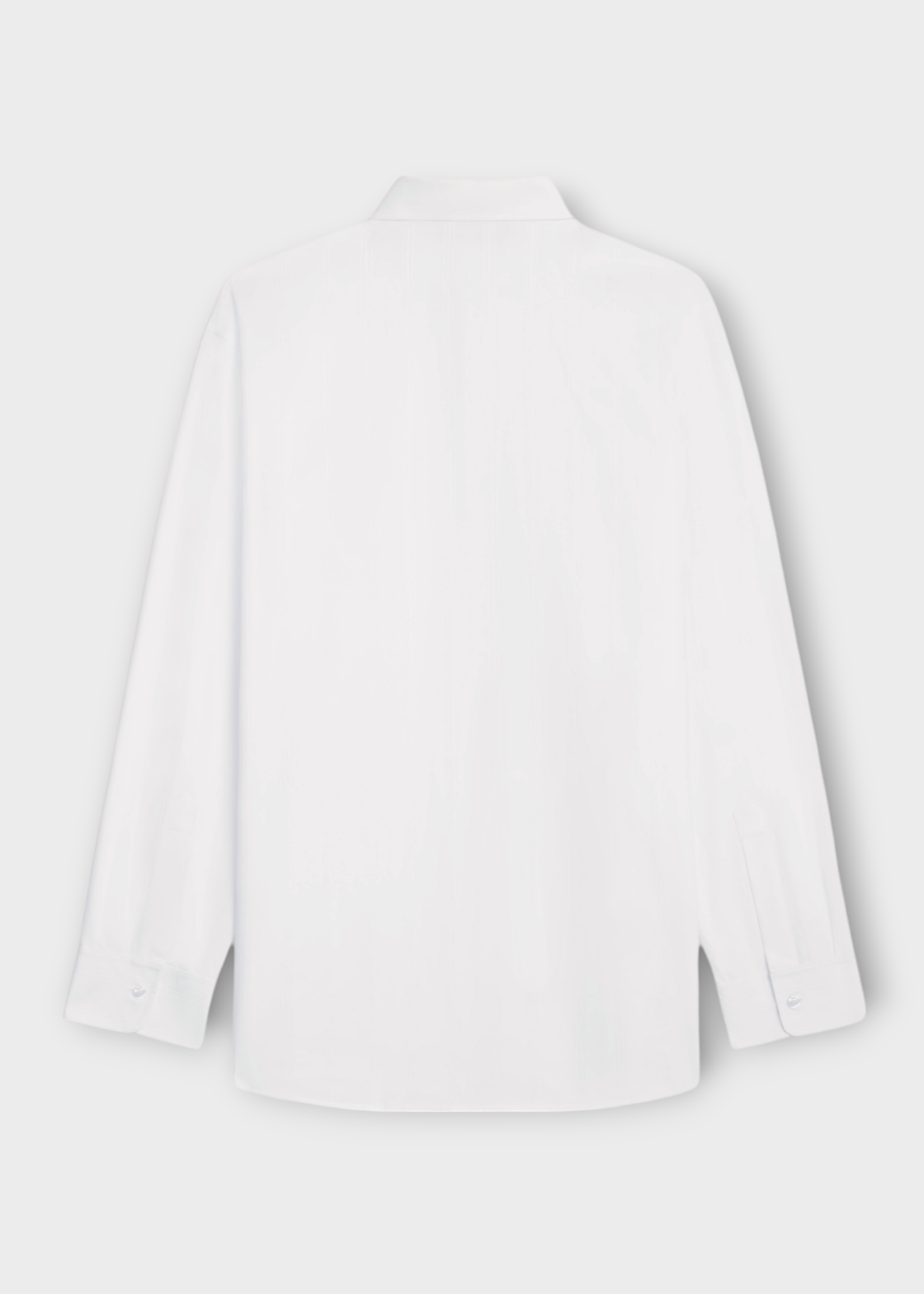 Celine Celine Shirt, White, Cotton & Linen Chemise Tommy Triomphe Voile Oversized Shirt w/ Chest Pocket