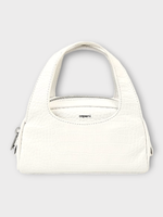 Coperni Coperni Bag, White, Puma X Coperni Crocodile Small Bag In Puma White