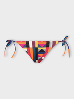 Eres Eres Swimwear, Print, Reflexe Bikini Briefs In Multicolour w/ Imprime Kaleido Soleil Print & Side Ties