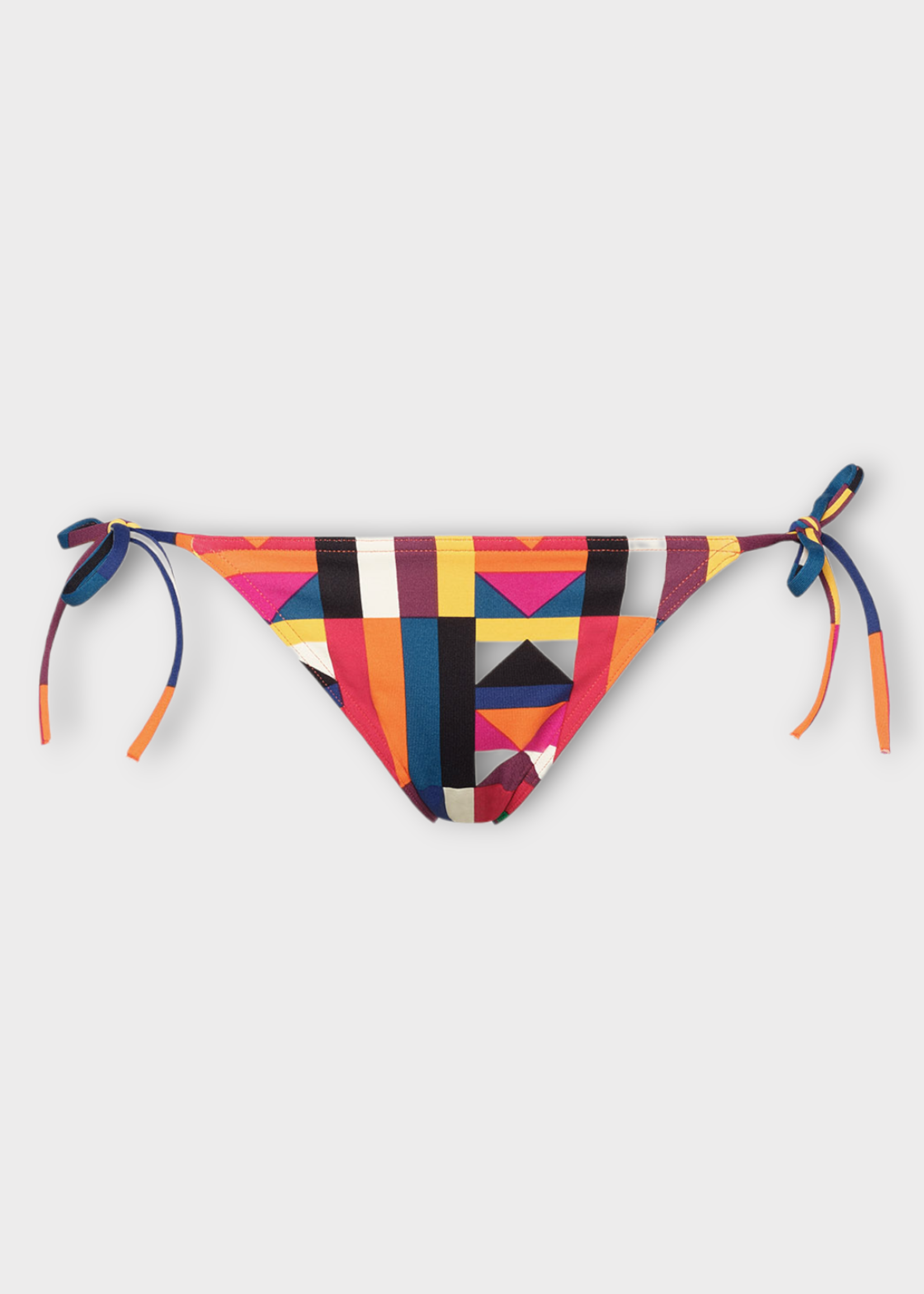 Eres Eres Swimwear, Print, Reflexe Bikini Briefs In Multicolour w/ Imprime Kaleido Soleil Print & Side Ties