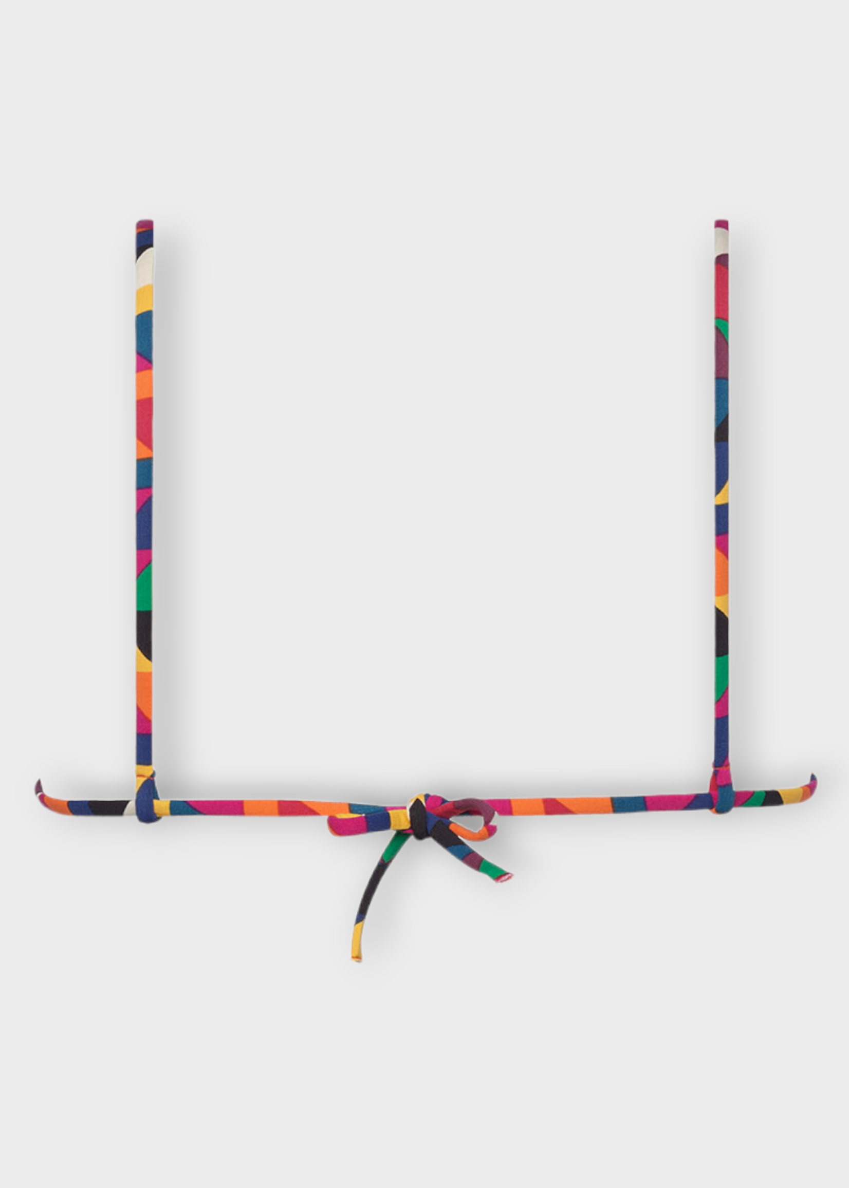 Eres Eres Swimwear, Print, Space Triangle Bikini Top In Multicolour w/ Imprime Kaleido Soleil Print