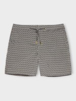 Orlebar Brown Orlebar Brown Swimwear, Multi, Bulldog Drawstring Perez Swim Trunks In Chai