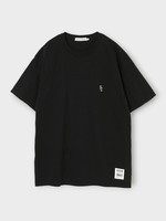 Undercover Undercover T-Shirt, Black, Cotton Crew Neck T-Shirt In Black w/ Logo Embroidery x Ozism Collection