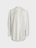 Patou Patou Dress, White, Cotton Iconic Shirt Mini Dress In White