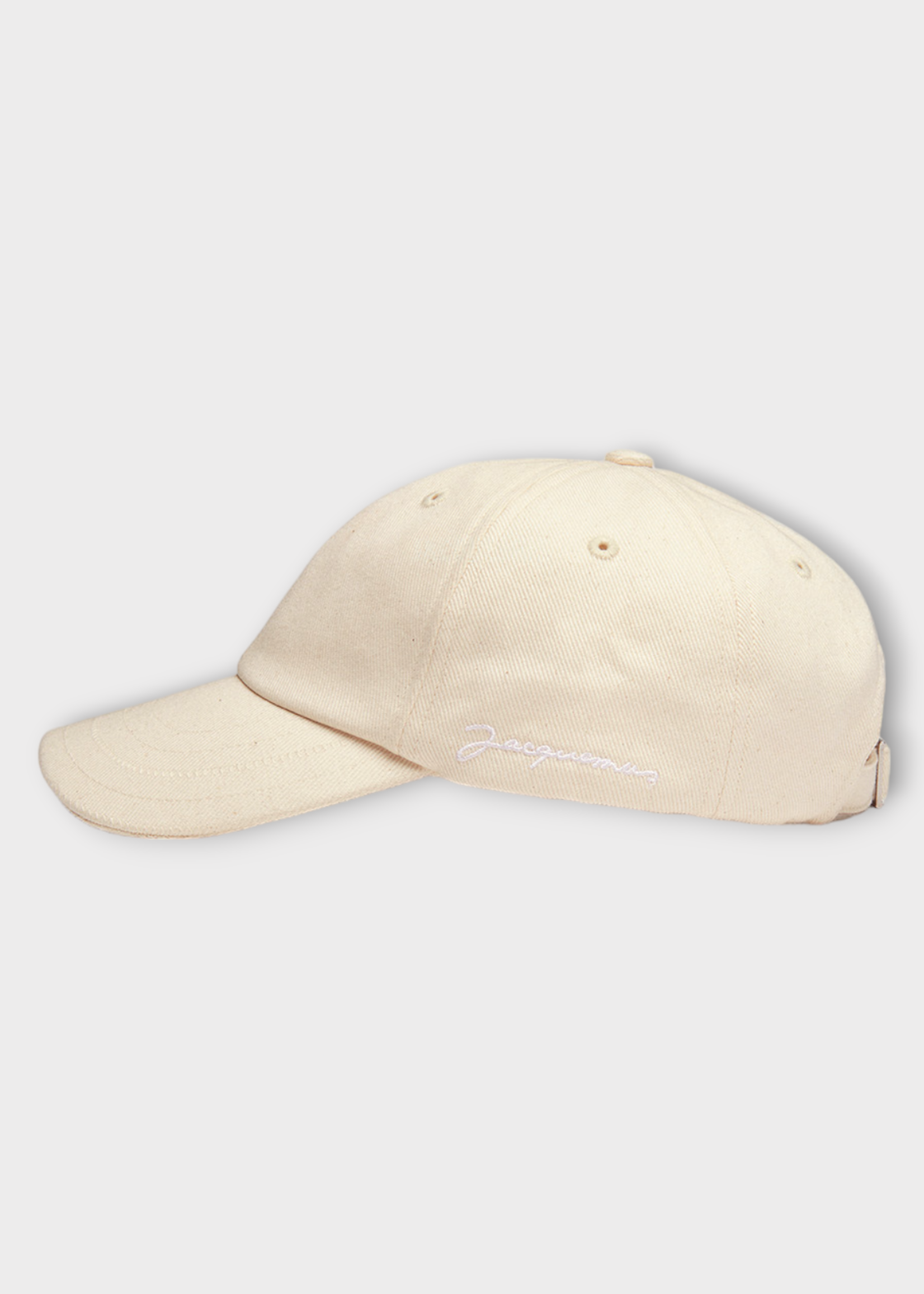 Jacquemus Jacquemus Hat, White, La Casquette Baseball Cap In Off-White